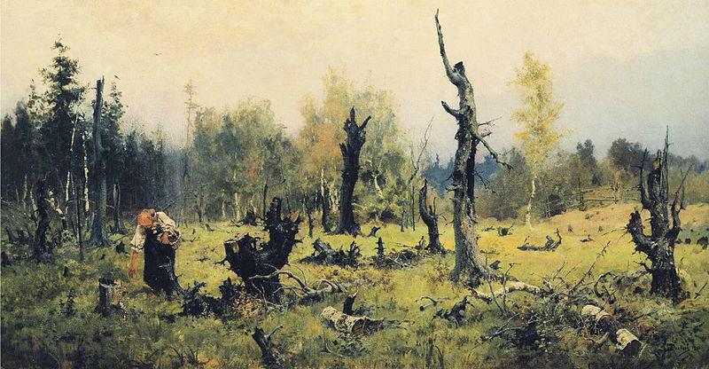 Vasiliy Polenov The Burnt Forest Spain oil painting art